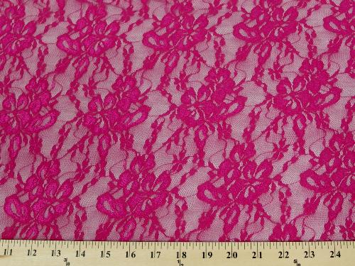 Flower Stretch Lace FUCHSIA SL-8