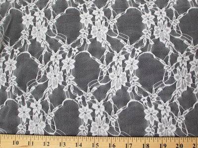 Circle Stretch Lace WHITE SL-49