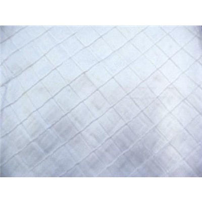 Taffeta Diamond Pintuck WHITE 1