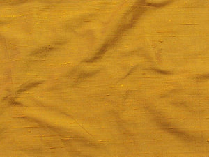 Wide Yarn Sheer Silk Dupioni 54" Wide MUSTARD (LAST PIECE MEASURES 2 YARDS 33 INCHES)