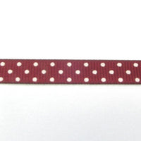 3/8" Grosgrain Ribbon W/Dots