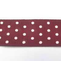 7/8" Grosgrain Ribbon W/Dots