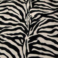 Velboa Large Ivory Black Zebra Prints